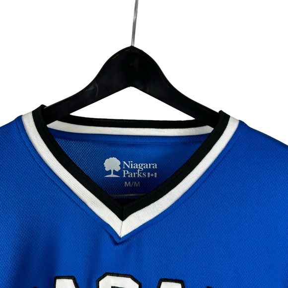 Mens Y2K Niagra Falls Canada Vacation Tourist Pullover Jersey Size M - Picture 4 of 7